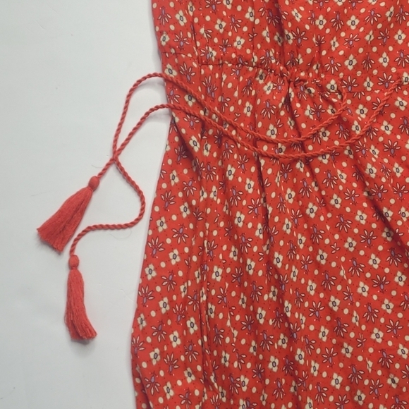 Nightcap Clothing Red Floral Boho Samba Dress - Picture 5 of 11